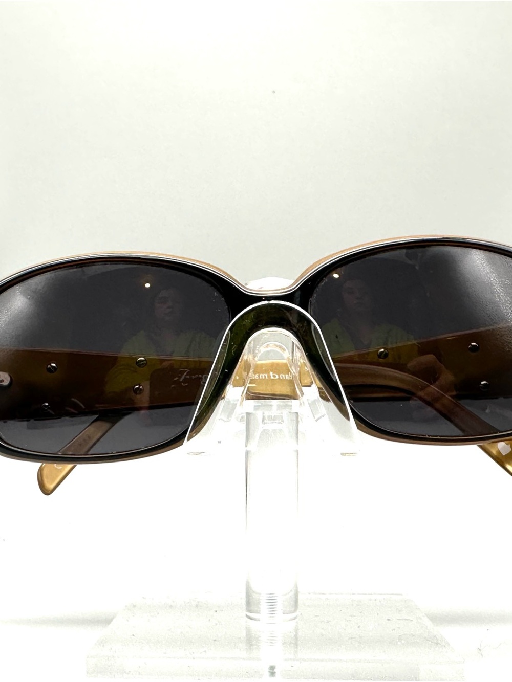 Brighton Valencia Lace Sunglasses Black Gold Floral Filigree A11663-135 Womens